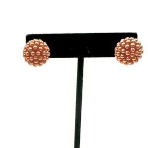 New Elegant Gold/Bronze Stud Reversible Earrings, Handmade.